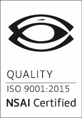 ISO 9001:2015 Quality, NSAI Certified